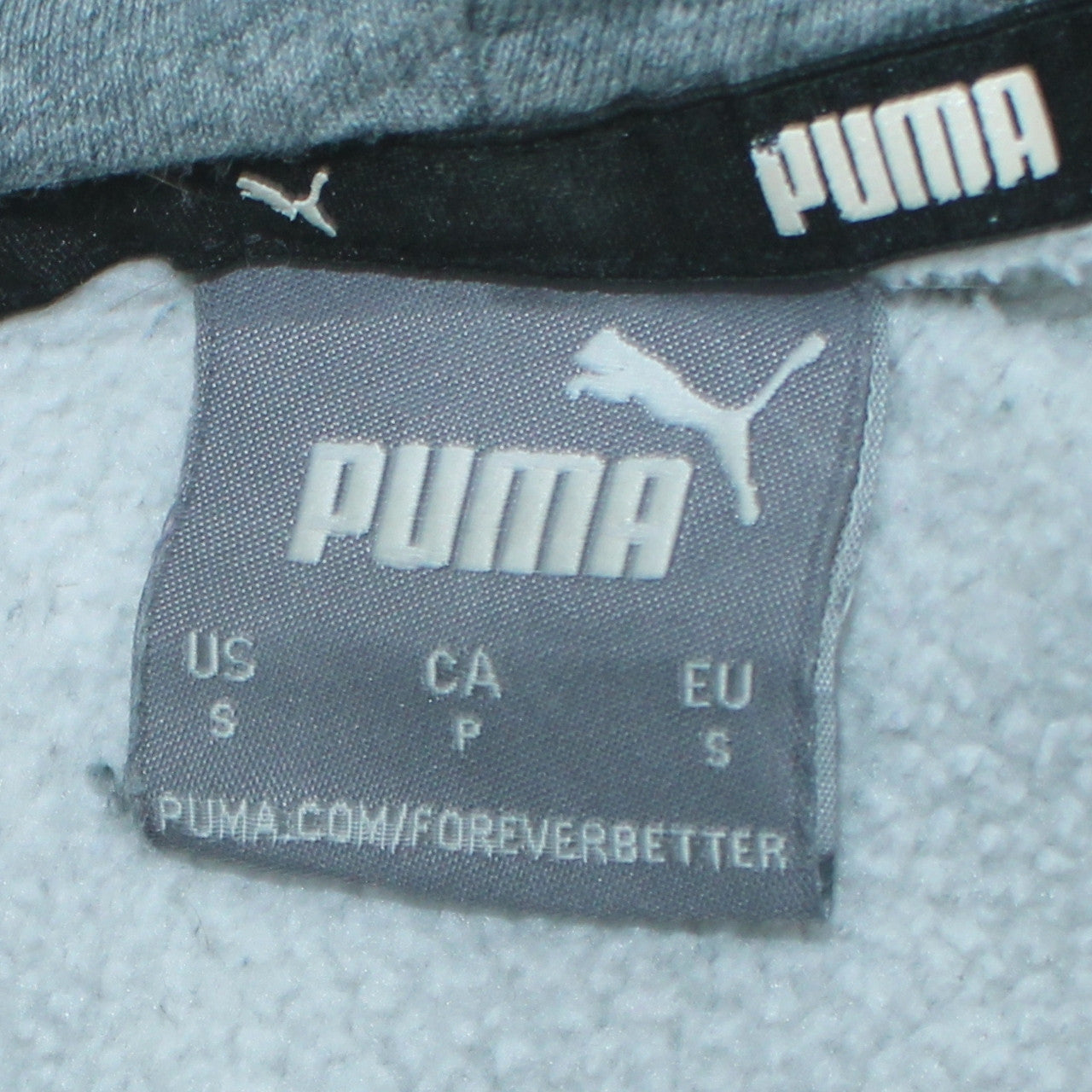 Mens UK Size S PUMA Grey Pullover Hoodie