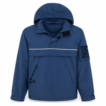 Gap Men's Blue XS Hooded Anorak Windbreaker Jacket