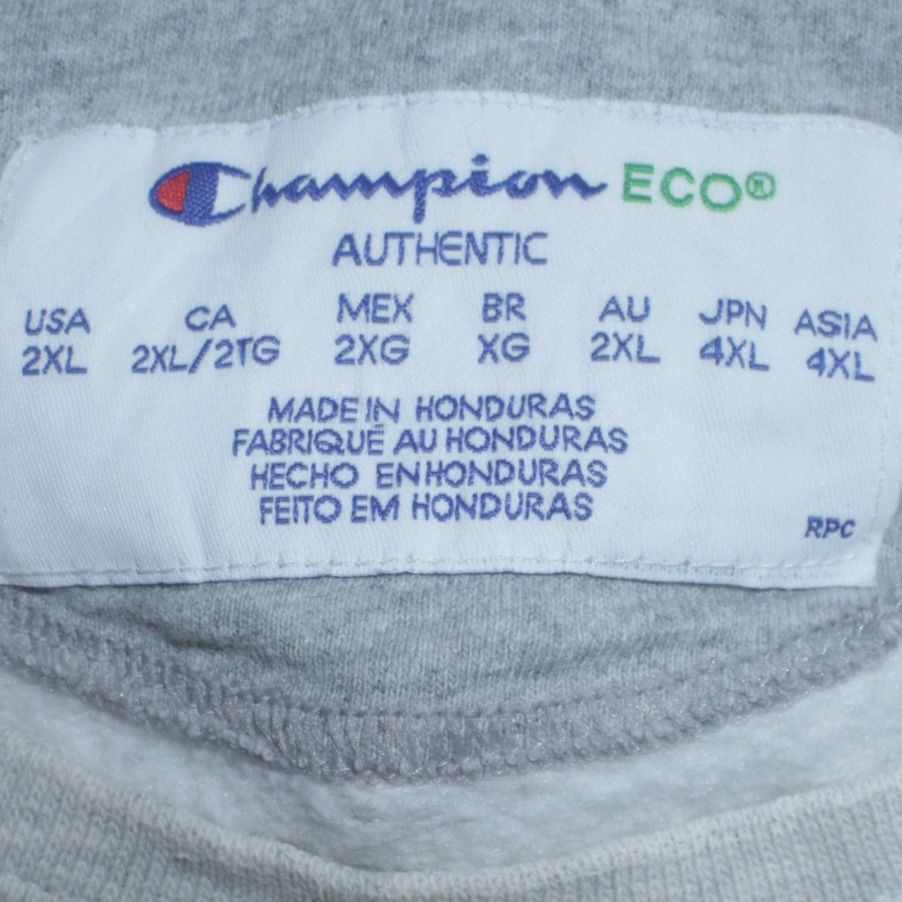 Womens UK Size 2XL Champion Grey Pullover Sweatshirt