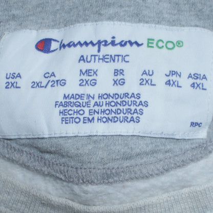 Womens UK Size 2XL Champion Grey Pullover Sweatshirt
