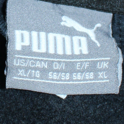 Womens UK Size XL PUMA Black Full Zip Hoodie