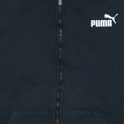 Womens UK Size XL PUMA Black Full Zip Hoodie