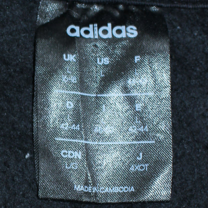 Womens UK Size L adidas Black Pullover Hoodie