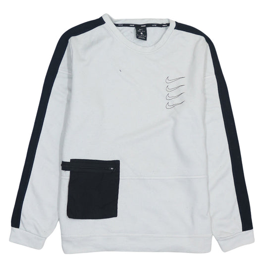 Mens UK Size S Nike White Pullover Sweatshirt