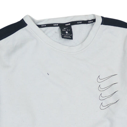 Mens UK Size S Nike White Pullover Sweatshirt