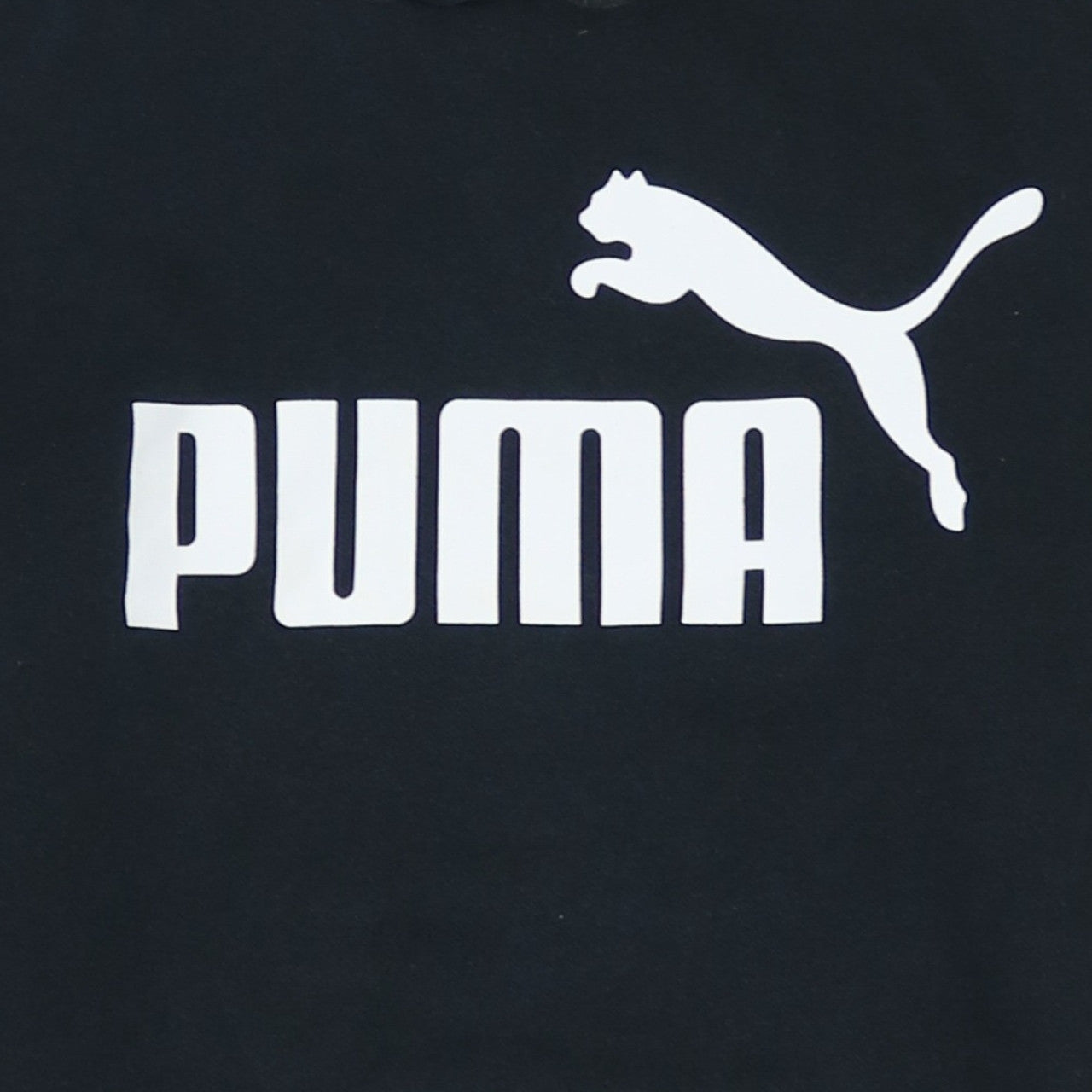 Mens UK Size S PUMA Black Pullover Hoodie