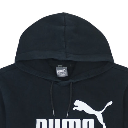 Mens UK Size S PUMA Black Pullover Hoodie