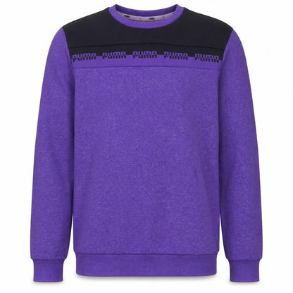Mens UK Size M PUMA Purple Pullover Sweatshirt