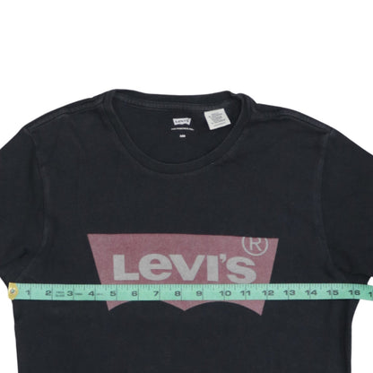 Levi's Men's Black XS Graphic Logo Cotton T-Shirt