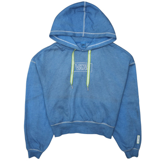 Womens UK Size M VANS Blue Pullover Hoodie