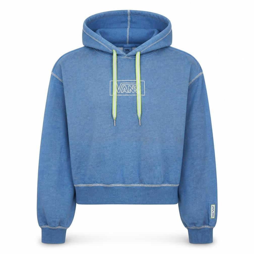 Womens UK Size M VANS Blue Pullover Hoodie