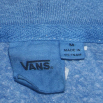 Womens UK Size M VANS Blue Pullover Hoodie