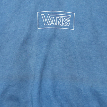 Womens UK Size M VANS Blue Pullover Hoodie