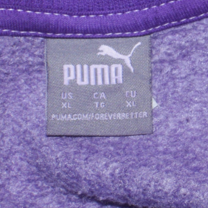 Womens UK Size XL PUMA Purple Pullover Sweatshirt