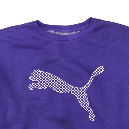 Womens UK Size XL PUMA Purple Pullover Sweatshirt