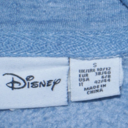 Womens UK Size S Disney Blue Pullover Hoodie