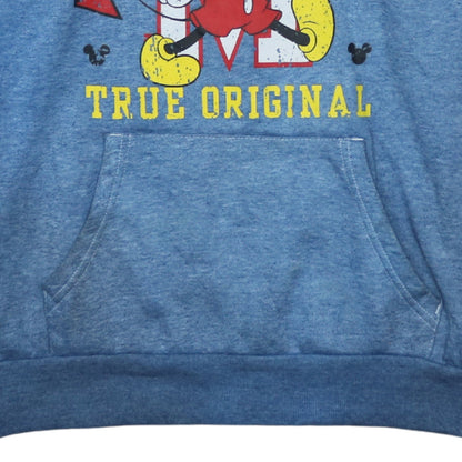 Womens UK Size S Disney Blue Pullover Hoodie