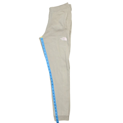 The North Face Girls Beige Jogger Sweatpants L Fleece Activewear Trousers