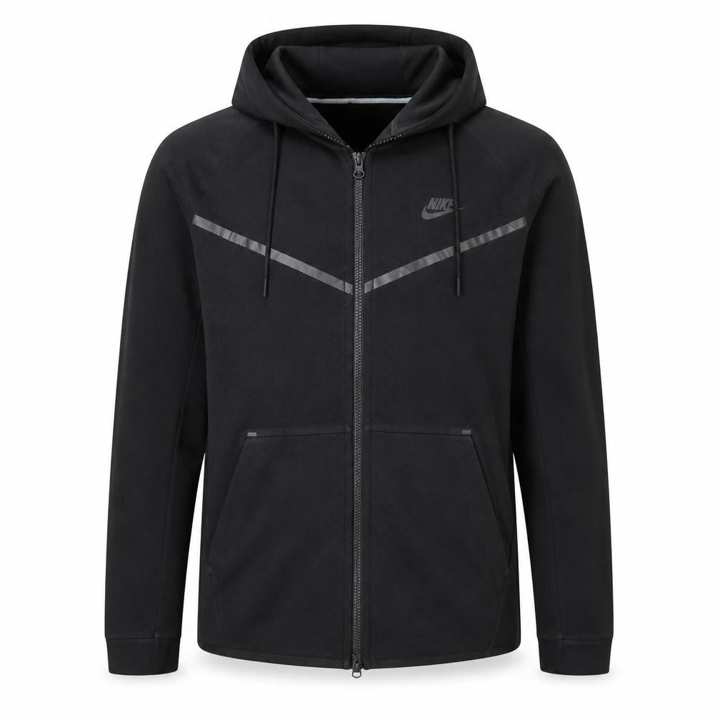 Mens UK Size M Nike Black Full Zip Hoodie