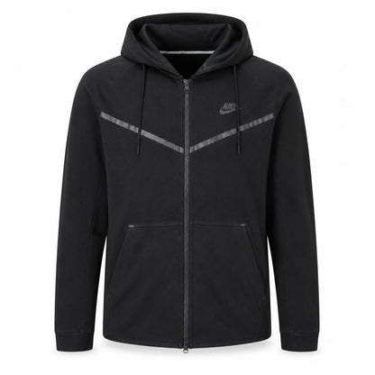 Mens UK Size M Nike Black Full Zip Hoodie