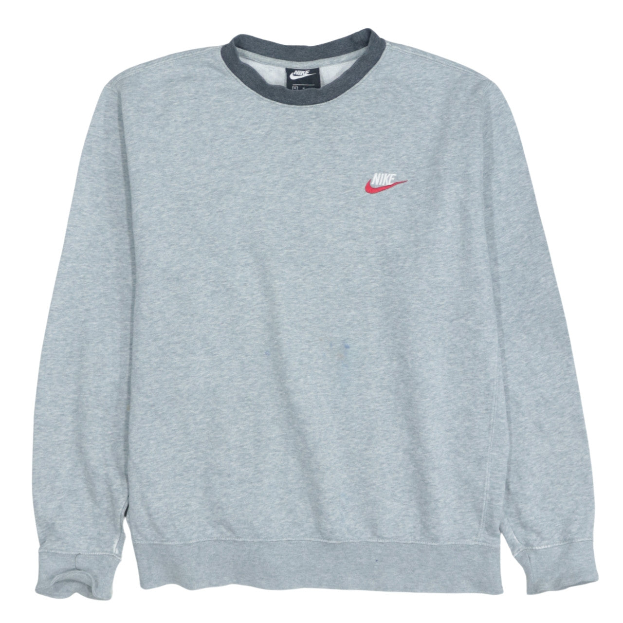 Mens UK Size M Nike Grey Pullover Sweatshirt