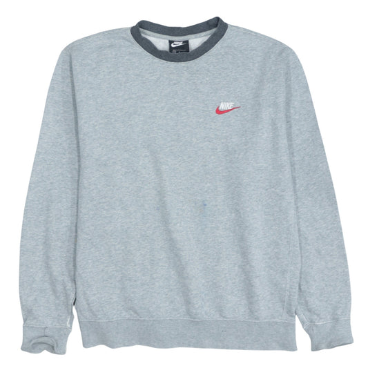 Mens UK Size M Nike Grey Pullover Sweatshirt