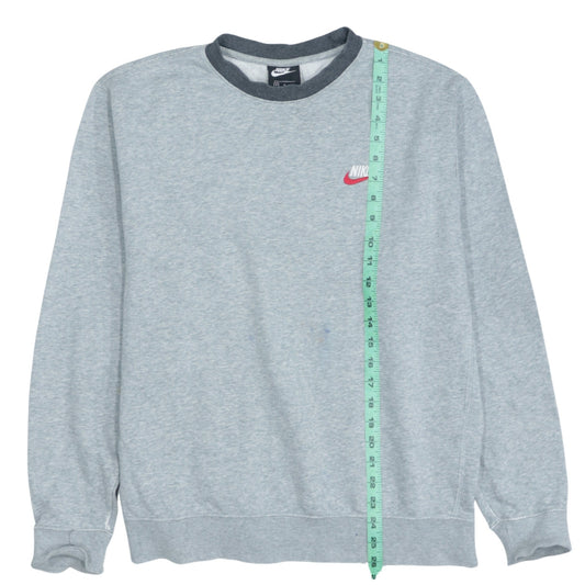 Mens UK Size M Nike Grey Pullover Sweatshirt