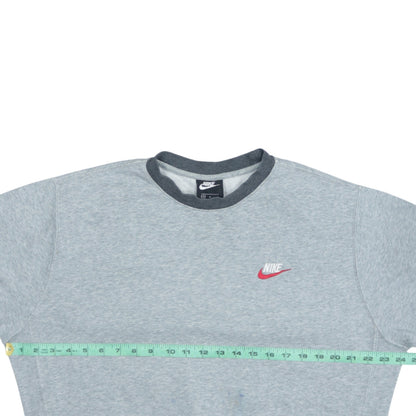 Mens UK Size M Nike Grey Pullover Sweatshirt