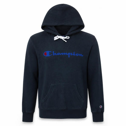Mens UK Size S Champion Black Pullover Hoodie