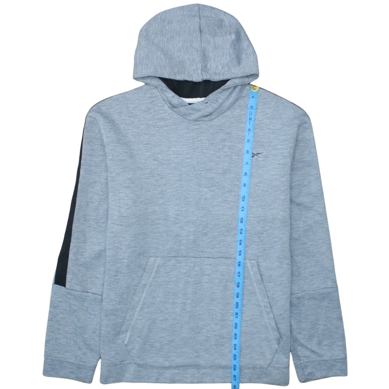 Mens UK Size L Reebok Grey Pullover Hoodie