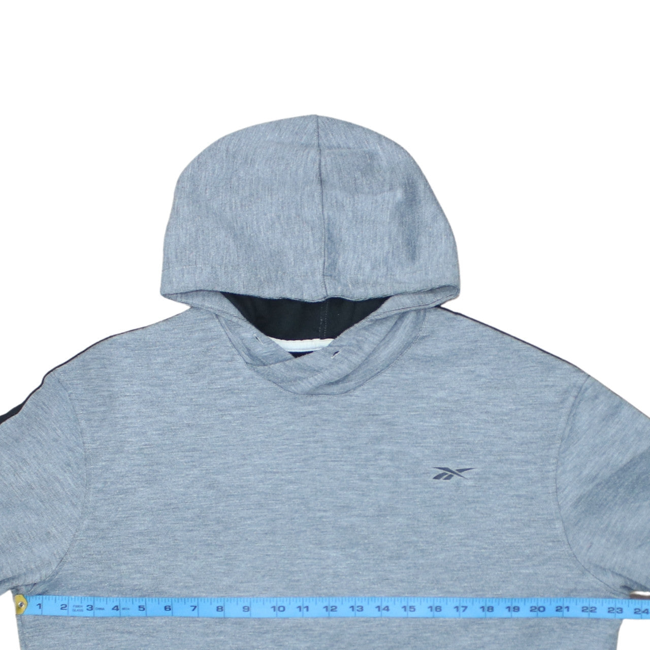 Mens UK Size L Reebok Grey Pullover Hoodie