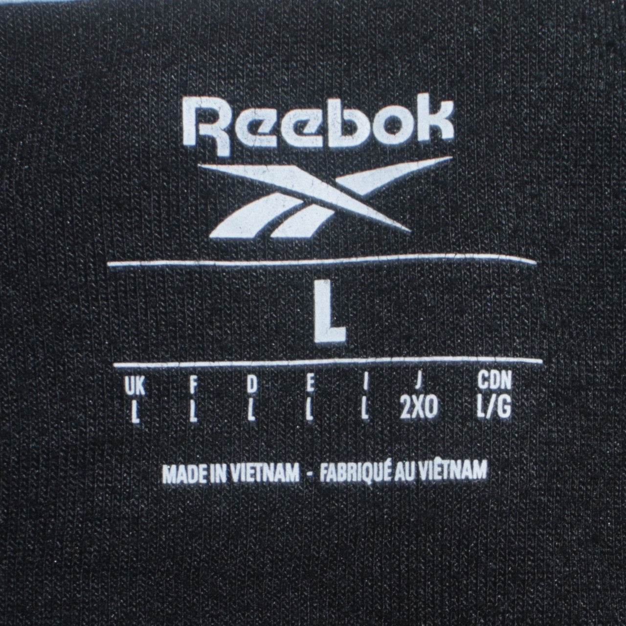 Mens UK Size L Reebok Grey Pullover Hoodie