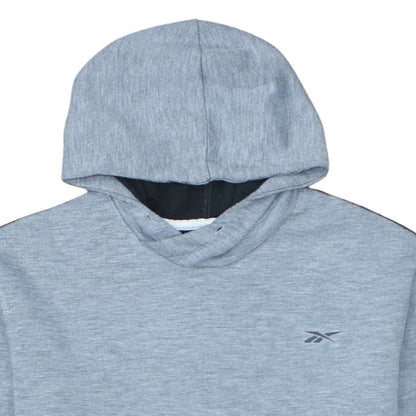 Mens UK Size L Reebok Grey Pullover Hoodie