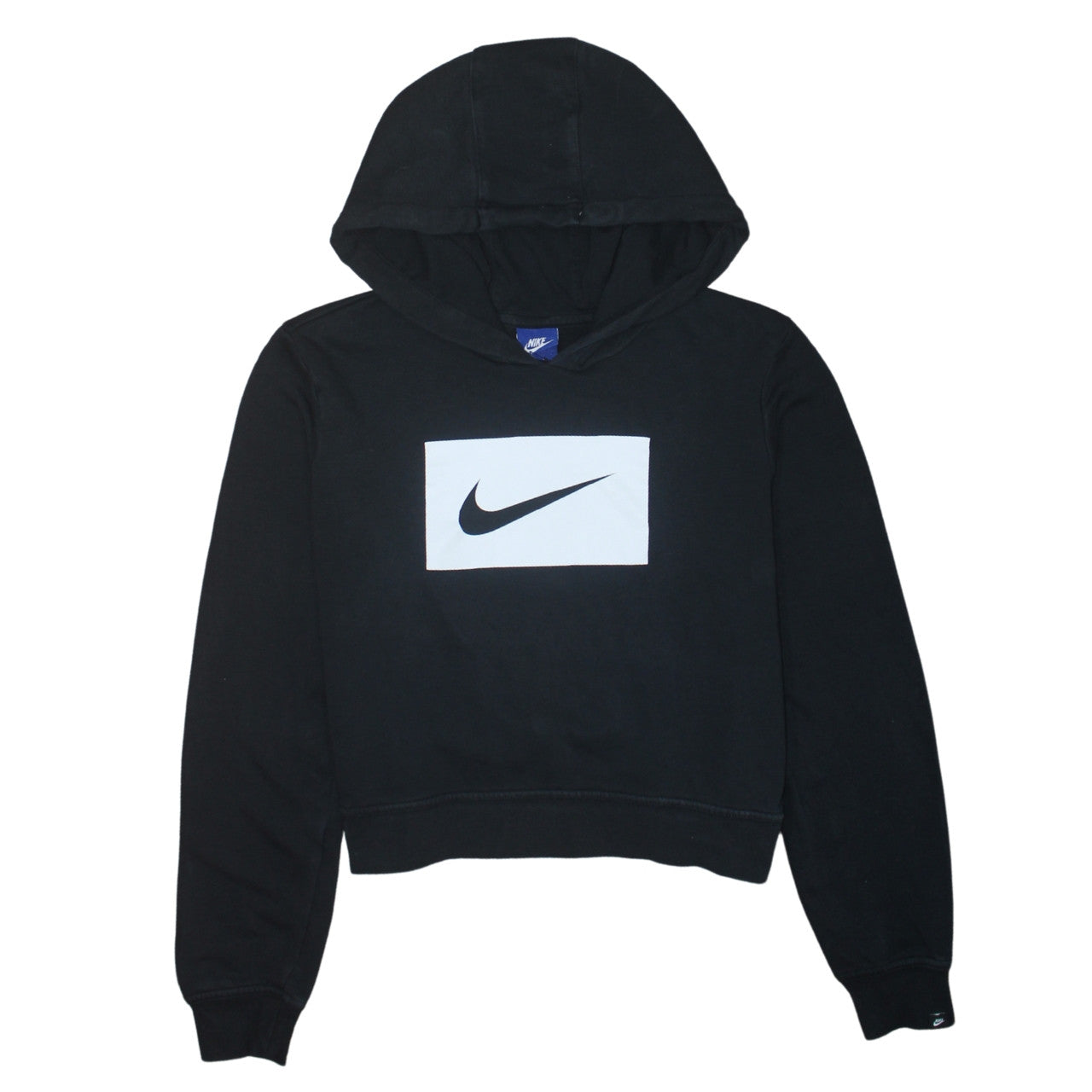 Womens UK Size L Nike Black Pullover Hoodie