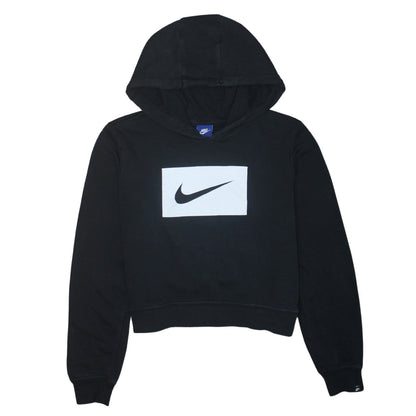 Womens UK Size L Nike Black Pullover Hoodie