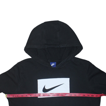 Womens UK Size L Nike Black Pullover Hoodie