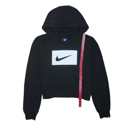 Womens UK Size L Nike Black Pullover Hoodie