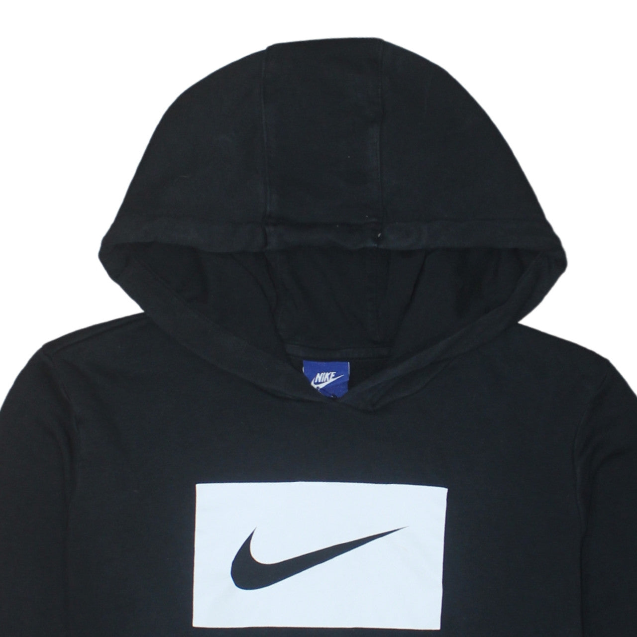 Womens UK Size L Nike Black Pullover Hoodie