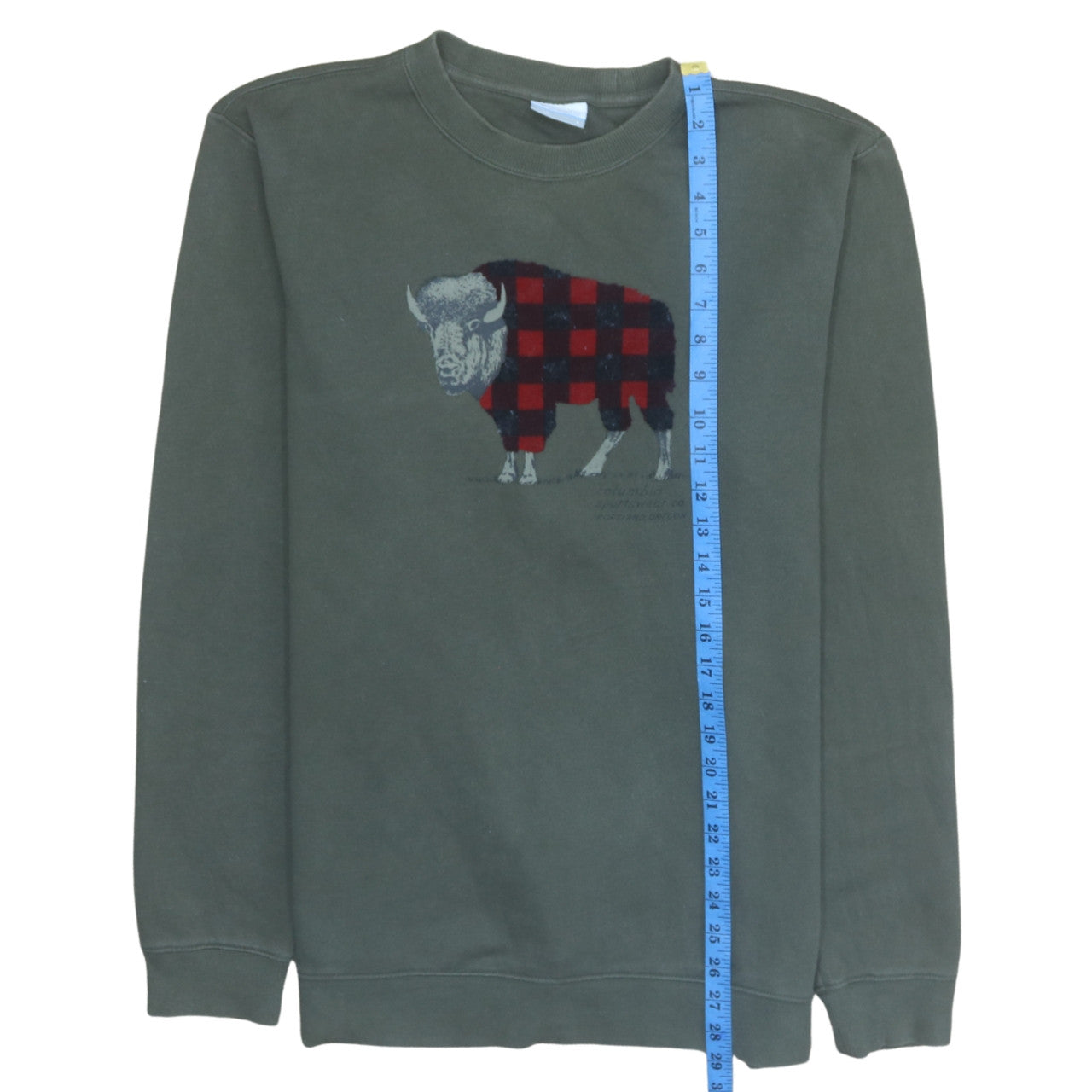Mens UK Size L Columbia Green Pullover Sweatshirt