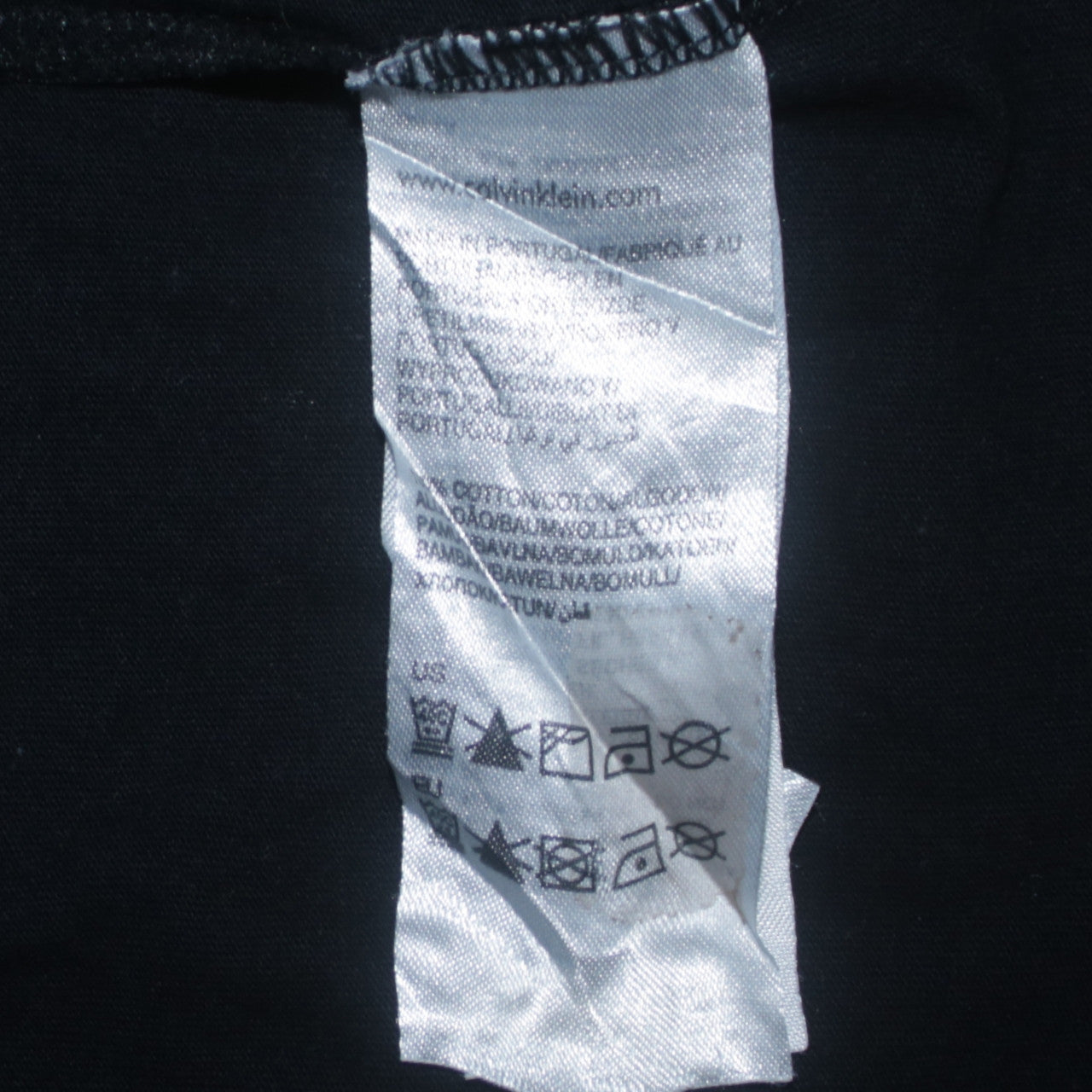 Womens UK Size M Calvin Klein Jeans Black Basic T-Shirt