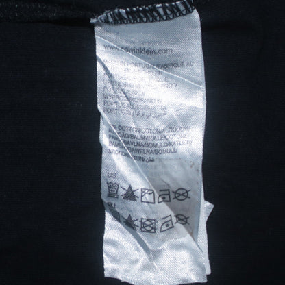 Womens UK Size M Calvin Klein Jeans Black Basic T-Shirt