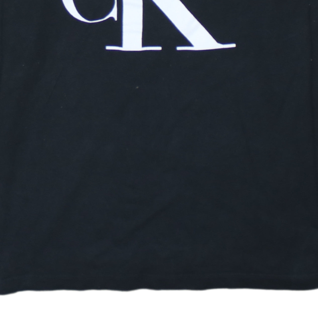 Womens UK Size M Calvin Klein Jeans Black Basic T-Shirt