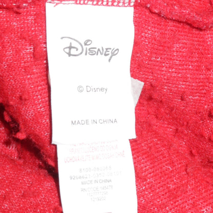Womens UK Size XS Disney Red Pullover Hoodie