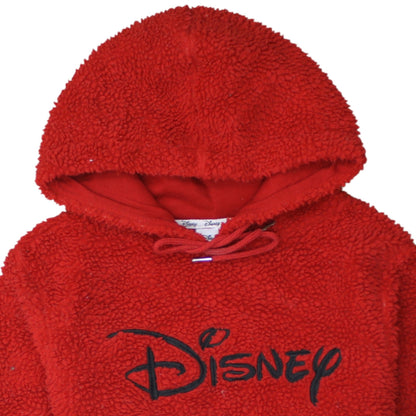 Womens UK Size XS Disney Red Pullover Hoodie