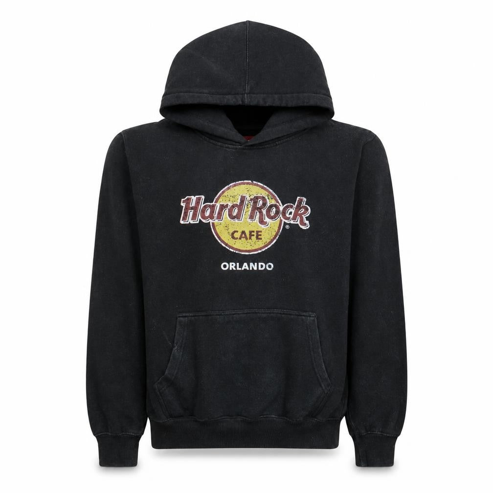 Mens UK Size M Hard Rock Cafe Black Pullover Hoodie