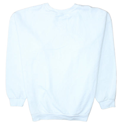Womens UK Size 12 adidas White Pullover Sweatshirt