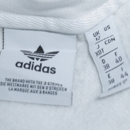 Womens UK Size 12 adidas White Pullover Sweatshirt