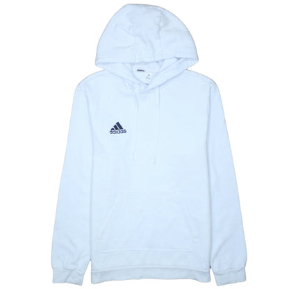 Mens UK Size M adidas White Pullover Hoodie