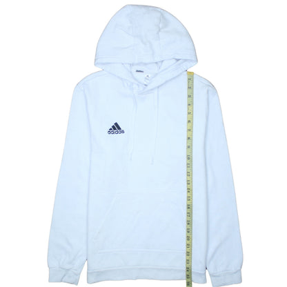 Mens UK Size M adidas White Pullover Hoodie