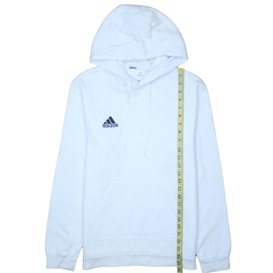 Mens UK Size M adidas White Pullover Hoodie